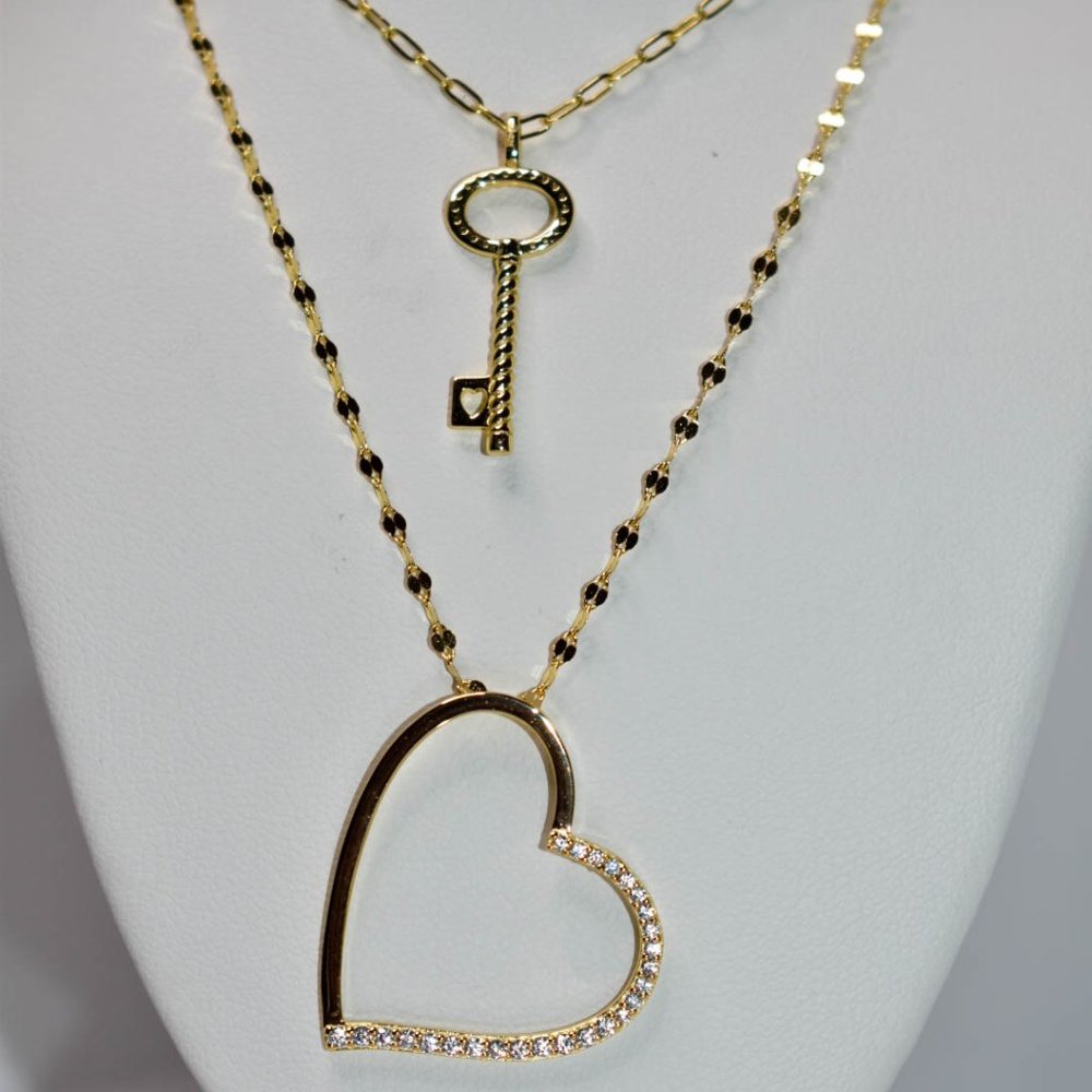 LOVE Layered Necklace Set